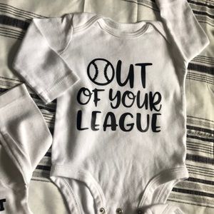 Custom onsie these will be short sleeve $7